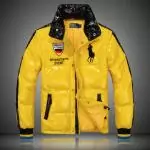 2012-2019U doudounes ralph lauren hommes le plus populaire cuir jaune